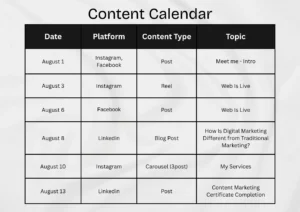 content-calender-by-best-digital-marketing-strategist-in-kannur